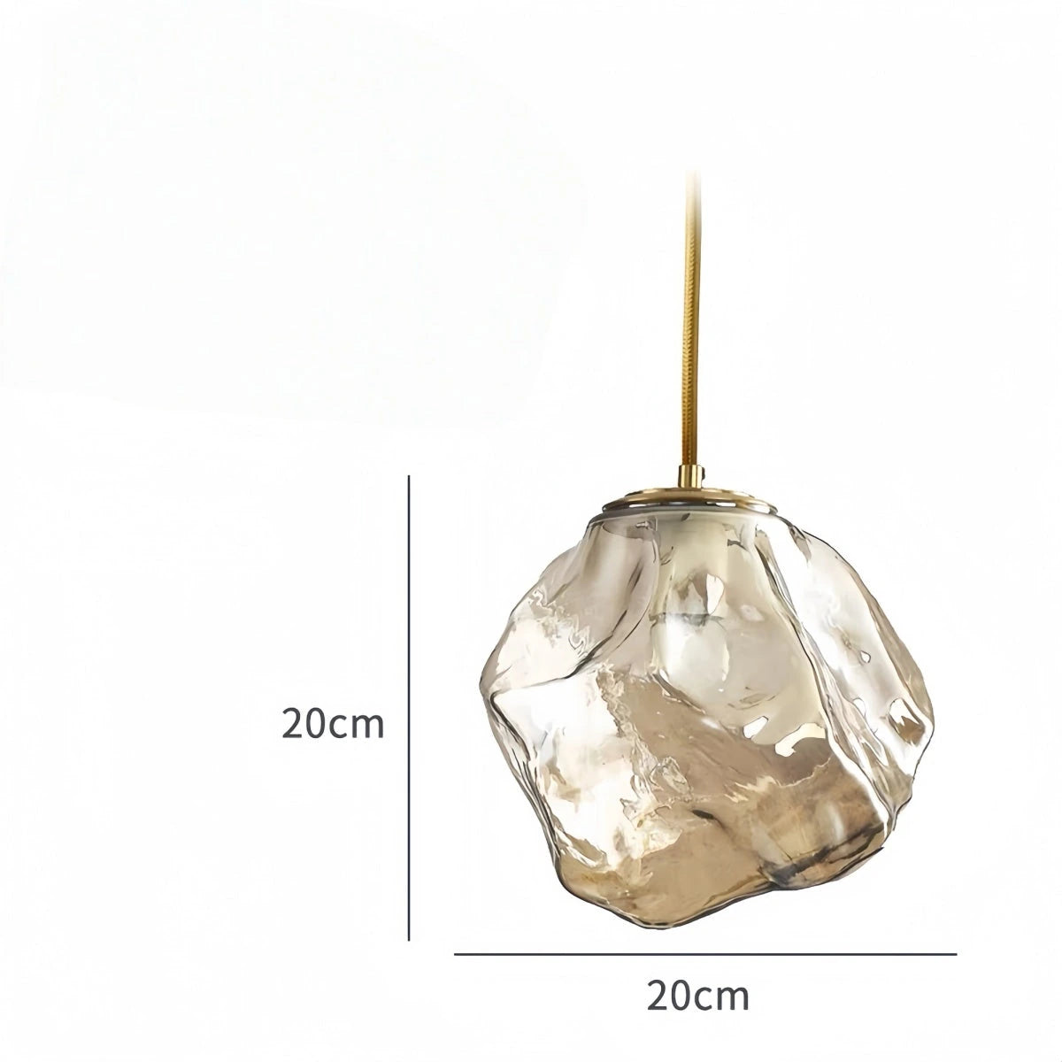 Metal + Glass Pendant Light — product view 8