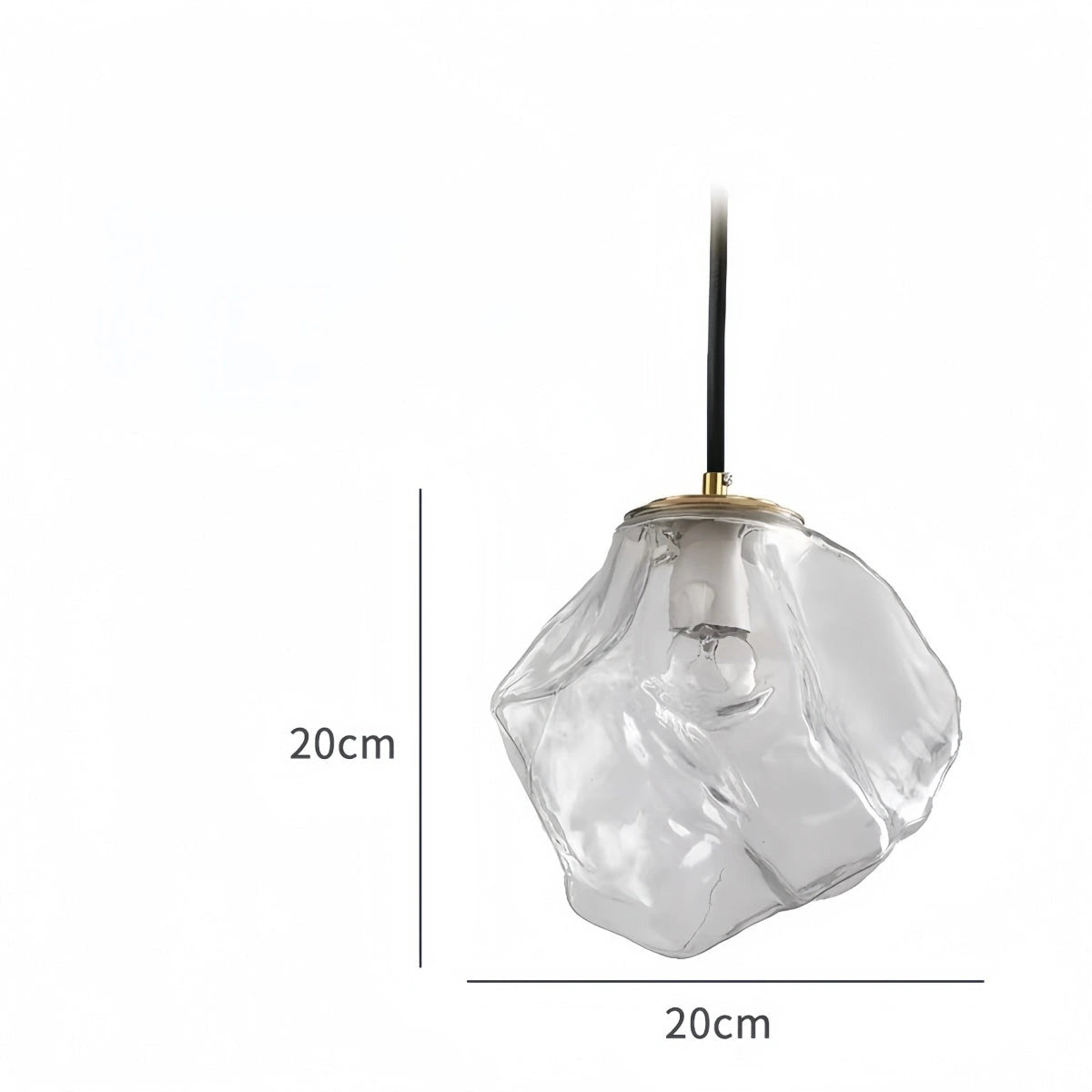 Metal + Glass Pendant Light — product view 9