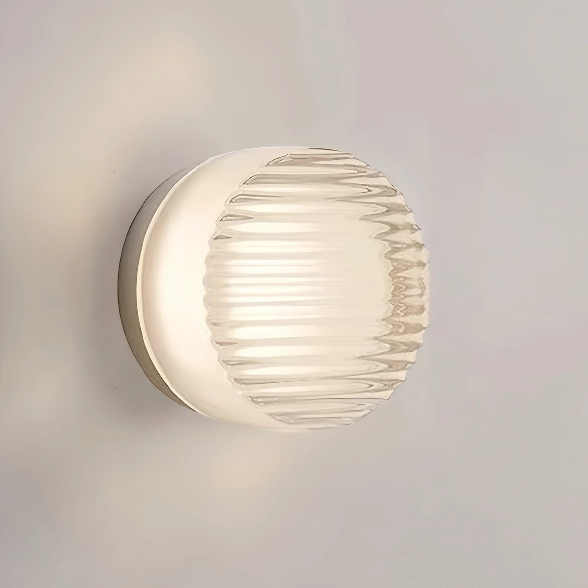 Clear White Wall Sconce — product view 9