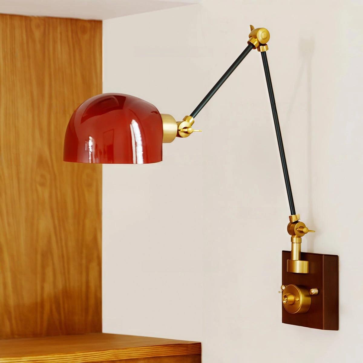 Red Wall Sconce — product view 1