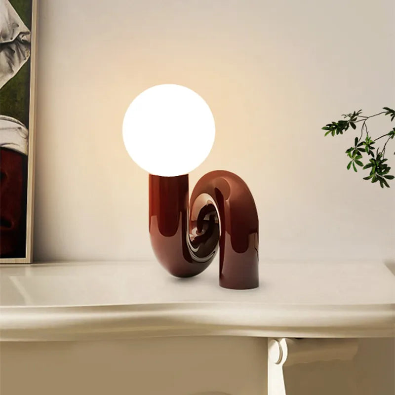 Burgundy Table Lamp, catalog view 3