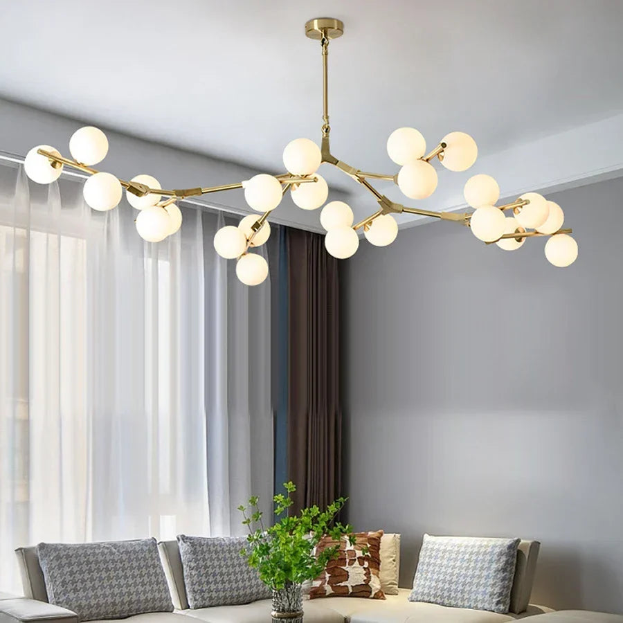 Golden 24 heads I Pendant Light, catalog view 2