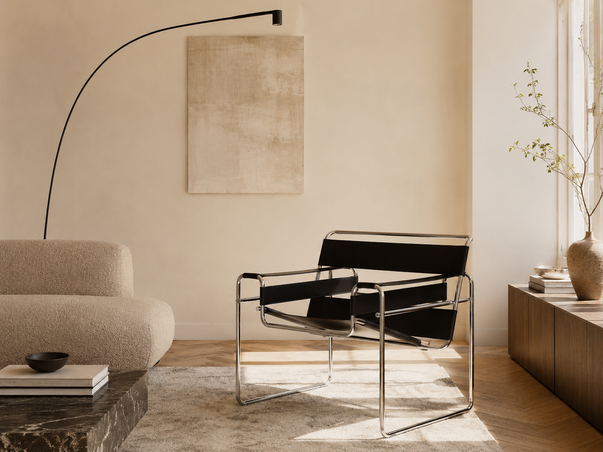 Réplique de chaise Wassily de style Bauhaus