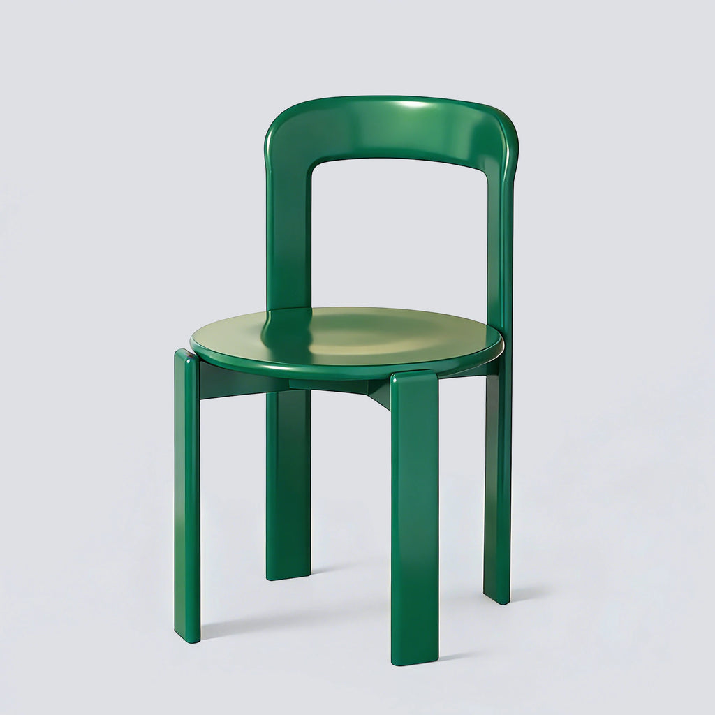 Rey Style Wooden Dining Chair – Swiss-Inspired Solid Wood Chair