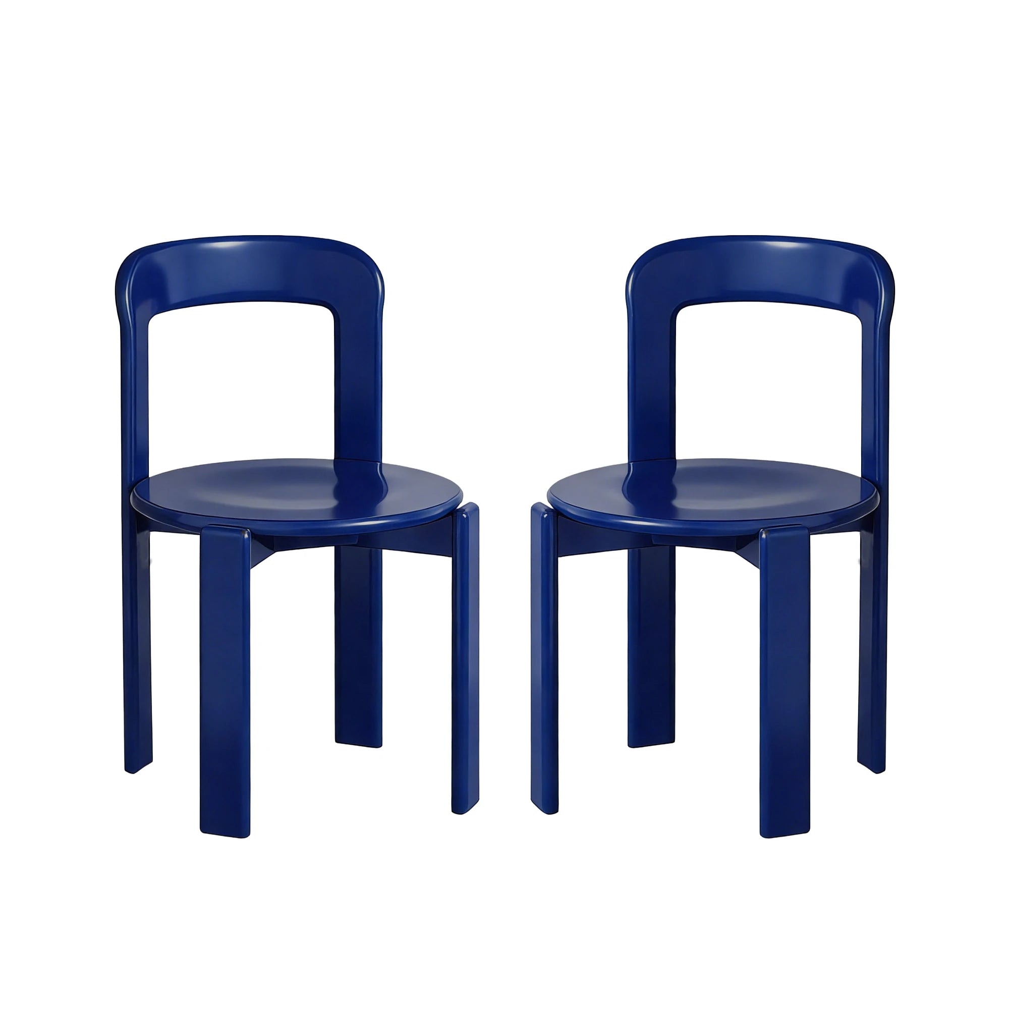 Rey Style Wooden Dining Chair – Swiss-Inspired Solid Wood Chair