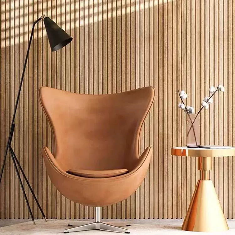 Curved Swivel Lounge Chair