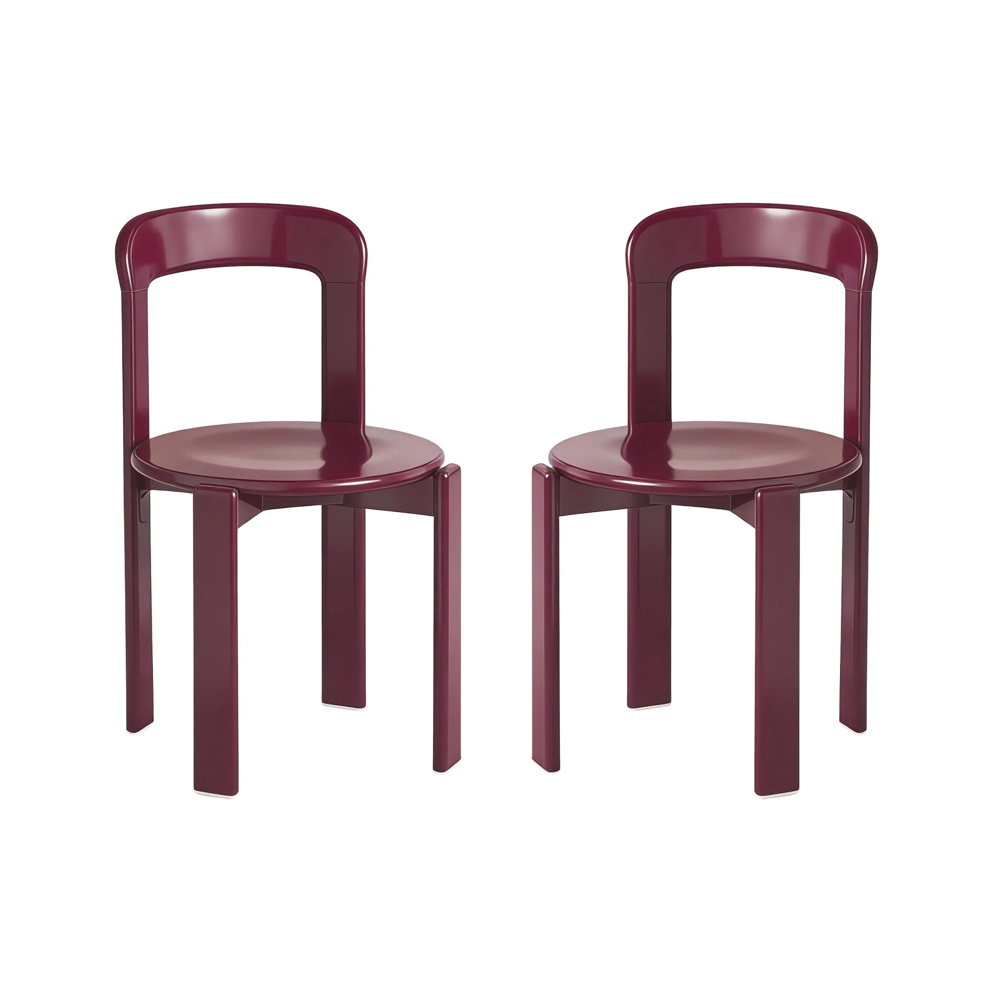 Rey Style Wooden Dining Chair – Swiss-Inspired Solid Wood Chair