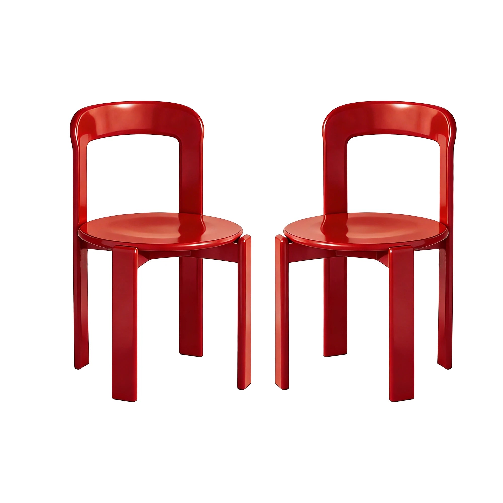 Rey Style Wooden Dining Chair – Swiss-Inspired Solid Wood Chair