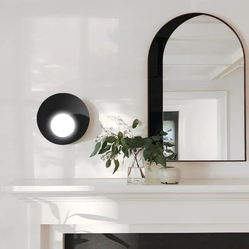 Obsidian Black M Wall Sconce, catalog view 2