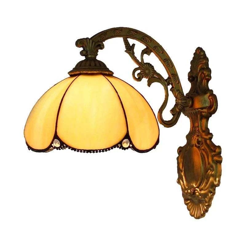 20cm Yellow Glass Wall Sconce, catalog view 15