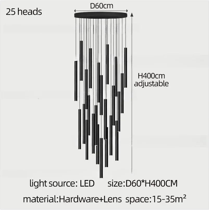 Warm White Hardware+Acrylic Pendant Light, catalog view 7