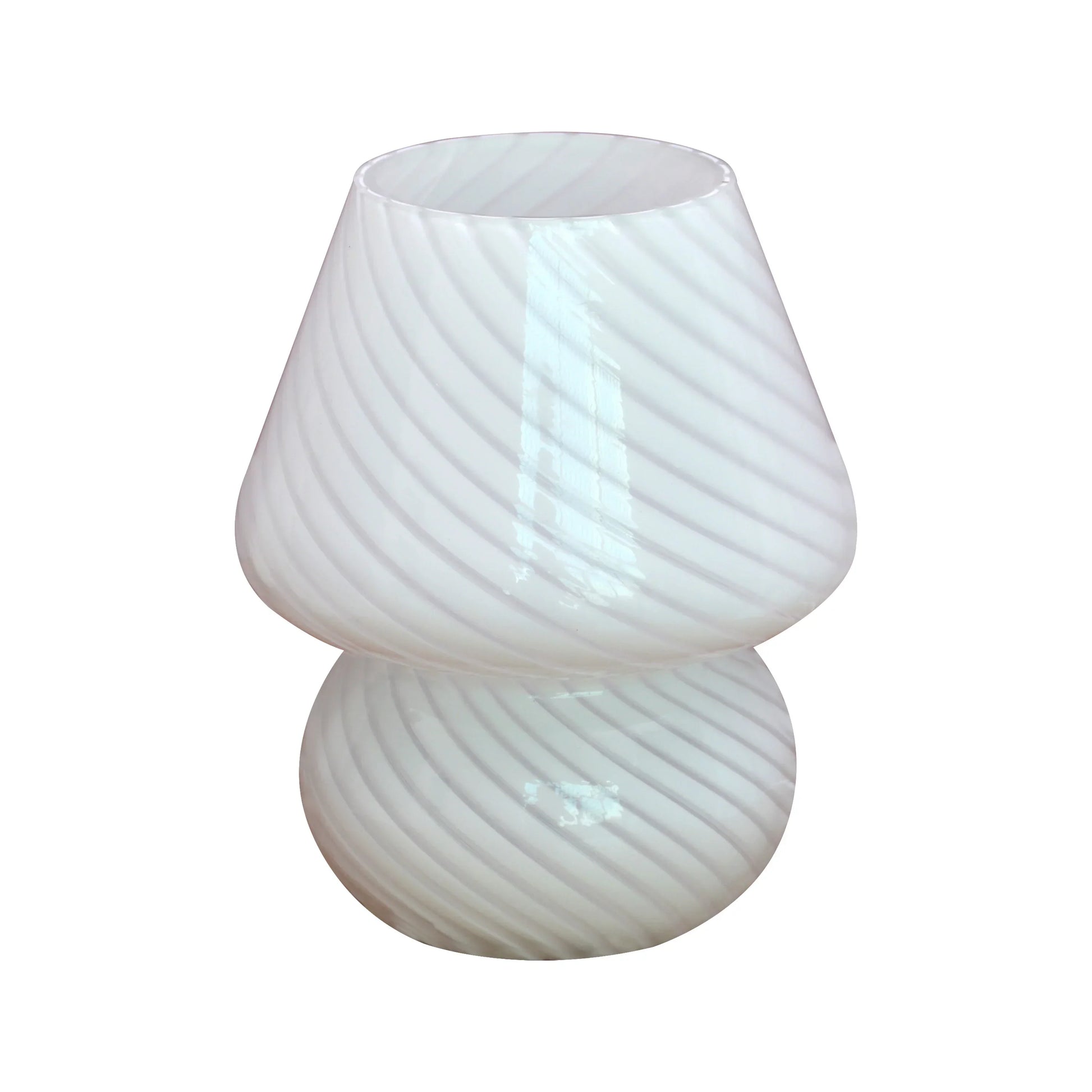 White Glass Stone Table Lamp, catalog view 4