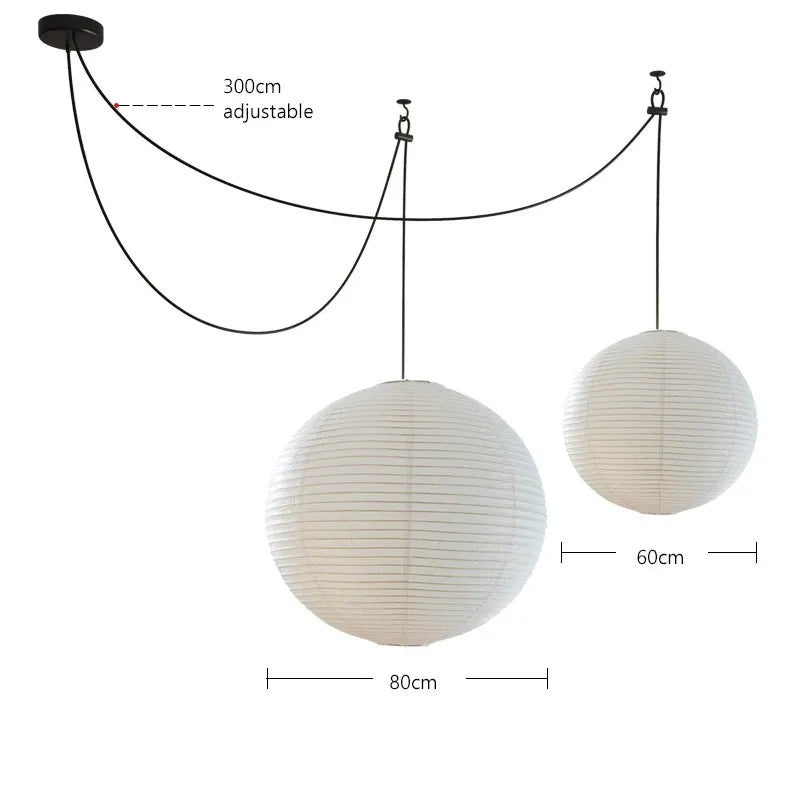 D80 60cm Paper Pendant Light, catalog view 16