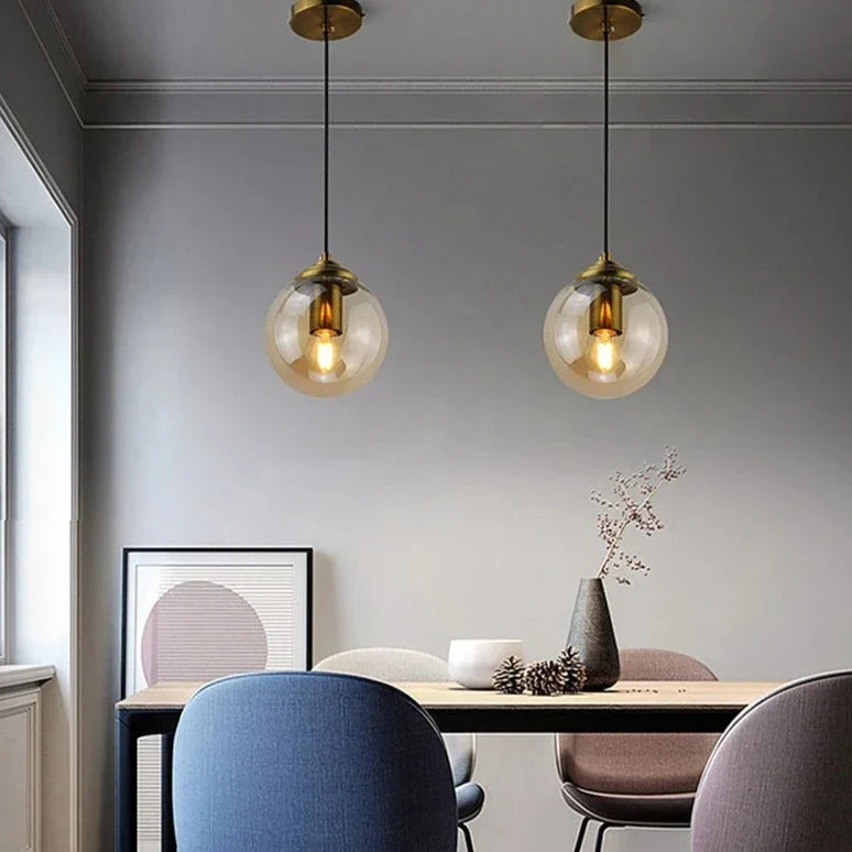Glass Stone Pendant Light, catalog view 5