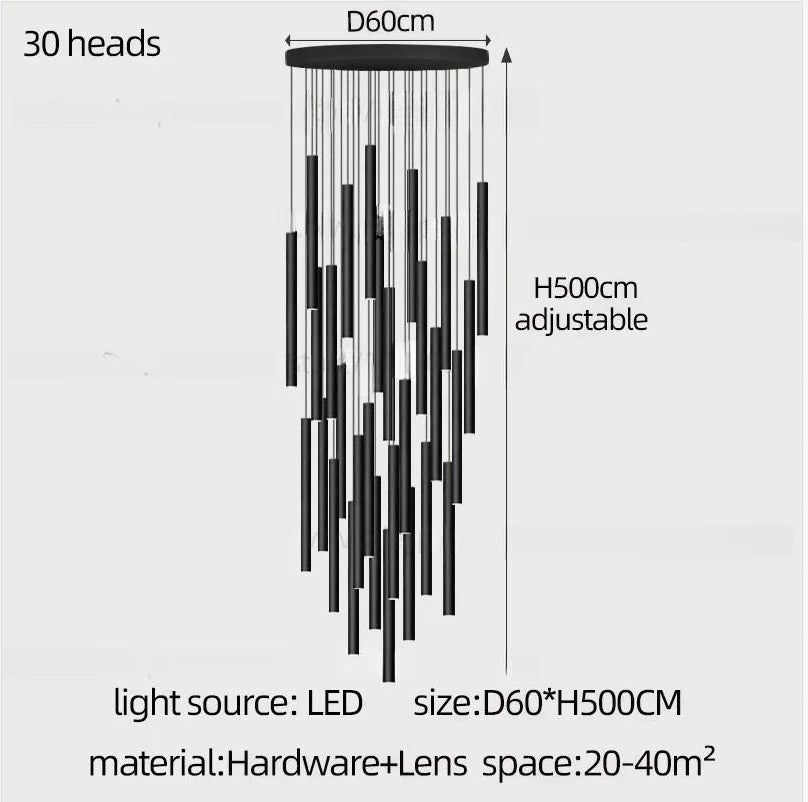 Warm White Hardware+Acrylic Pendant Light, catalog view 5