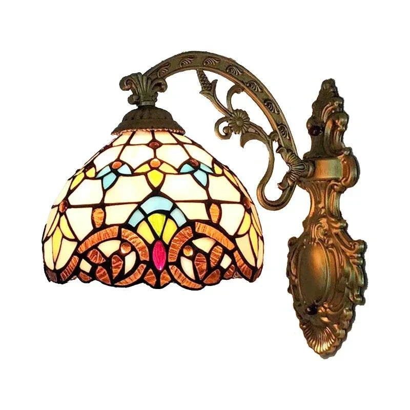 20cm Baroque Glass Wall Sconce, catalog view 9