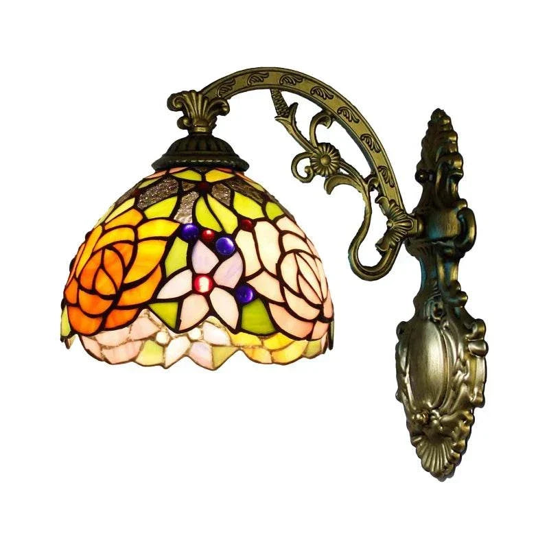 20cm Rose Glass Wall Sconce, catalog view 19