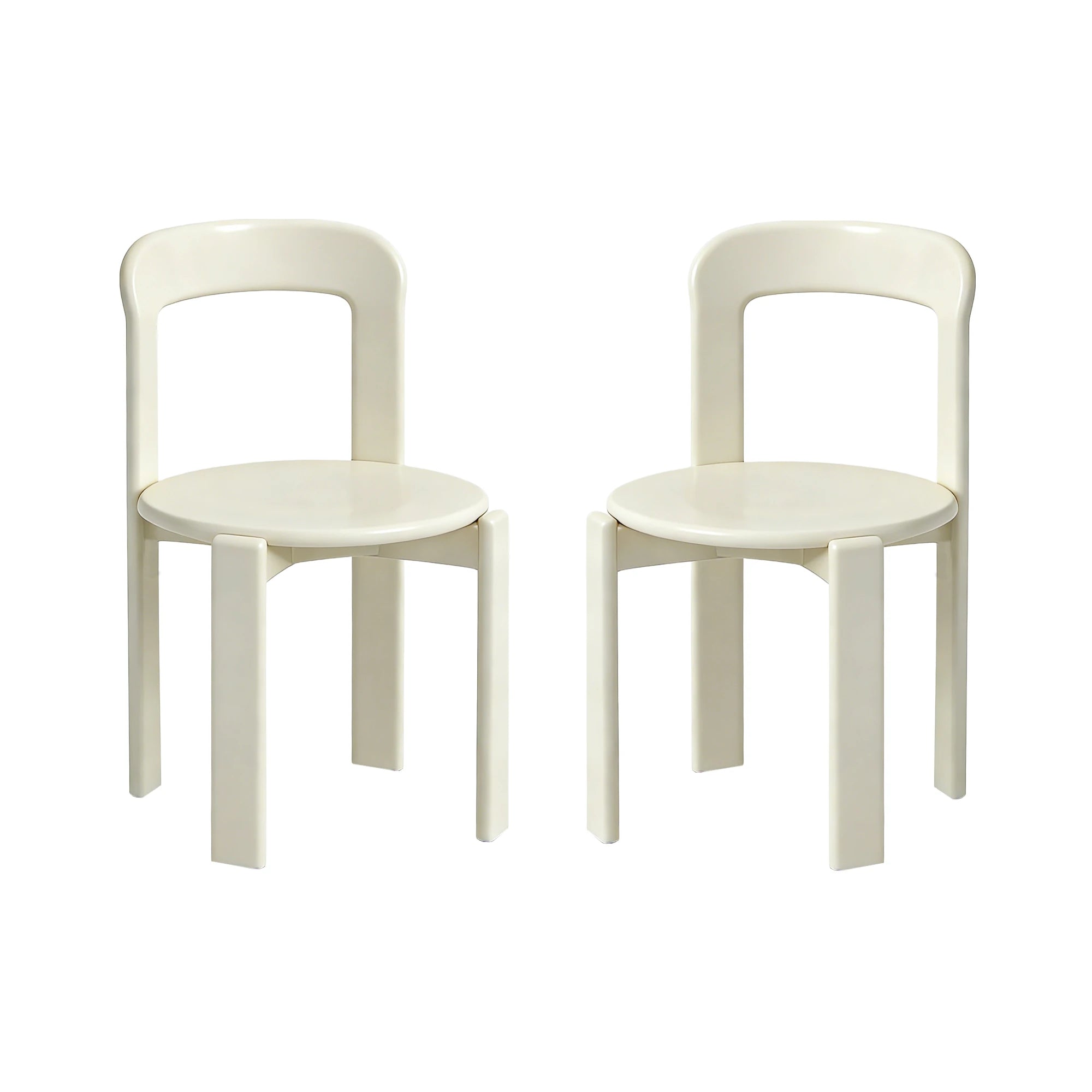 Rey Style Wooden Dining Chair – Swiss-Inspired Solid Wood Chair