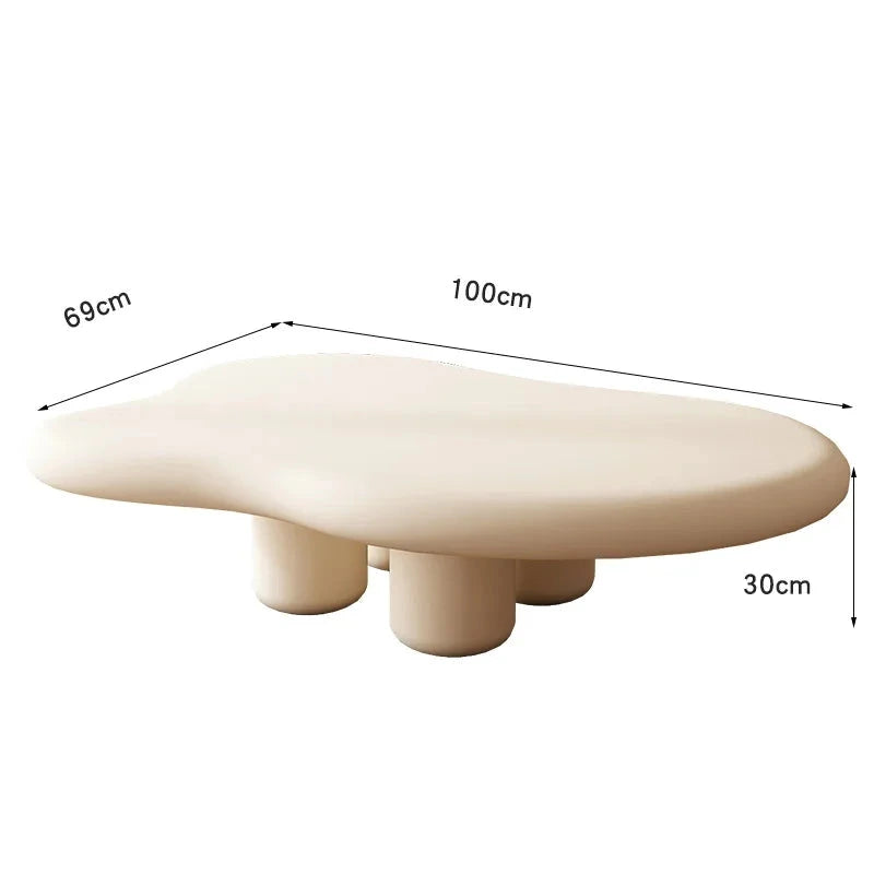 Organic Freeform Wood Coffee Table — view 6