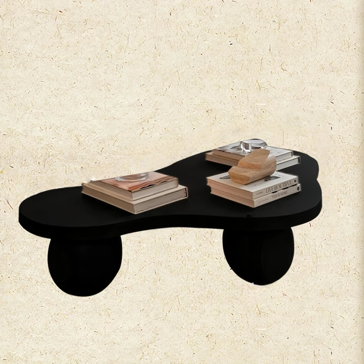 Sculptural Walnut & Ash Wood Coffee Table — view 7