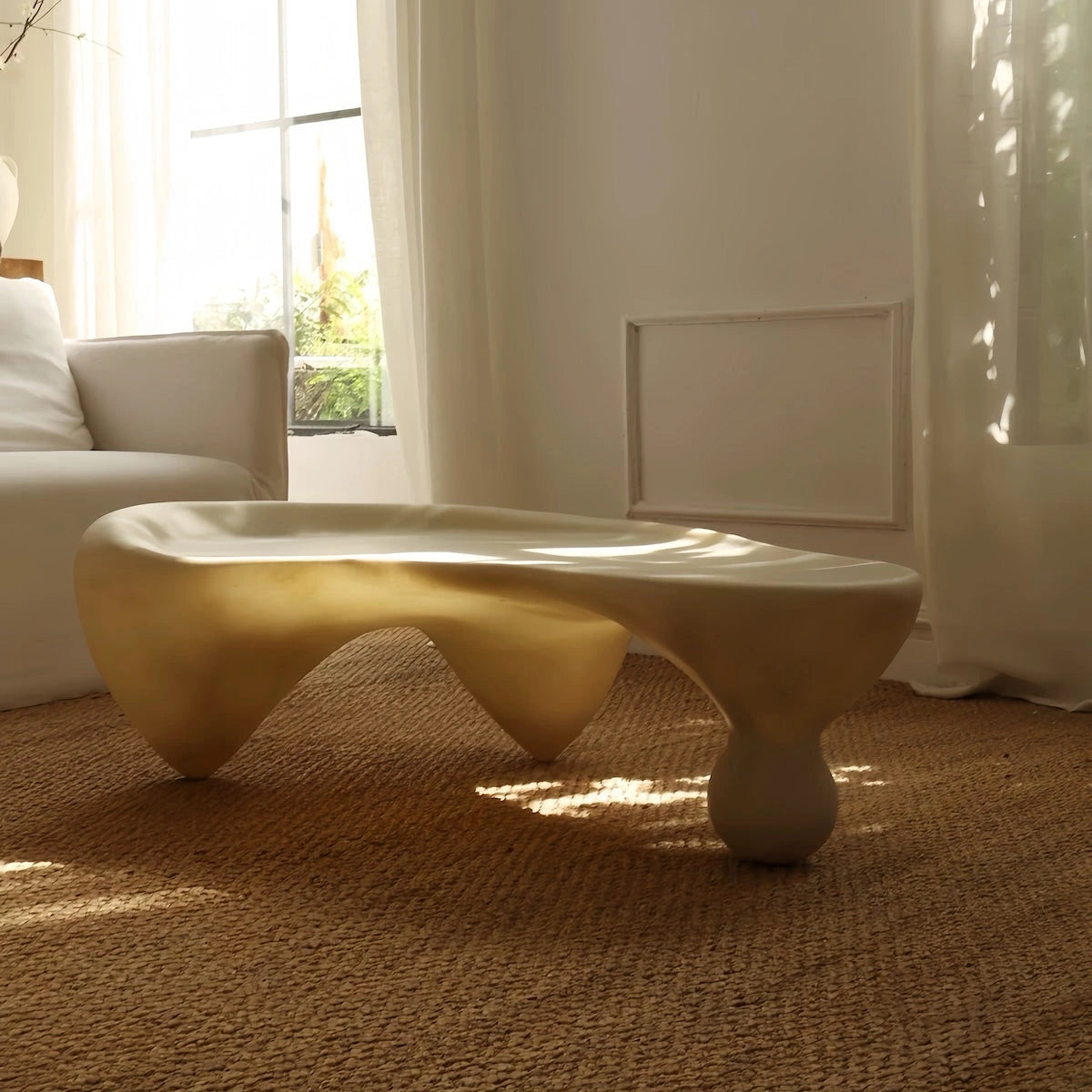 Sculptural Resin Coffee Table & Snail Chair Collection — view 12