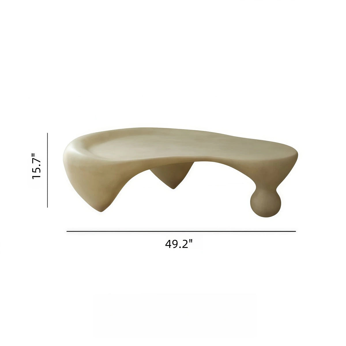 Sculptural Resin Coffee Table & Snail Chair Collection — view 15