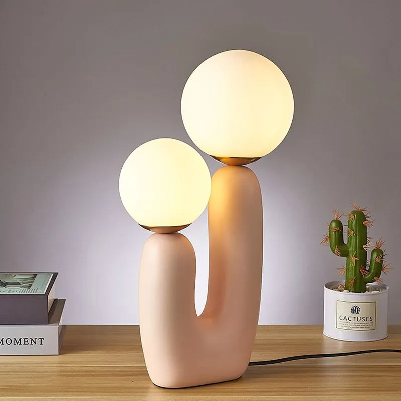 Pink Glass Table Lamp, catalog view 1